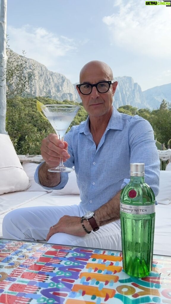 Stanley Tucci Instagram - Perfect spot for a T10 Gin Martini 🍸 ⠀ ⠀ ⠀ #ad