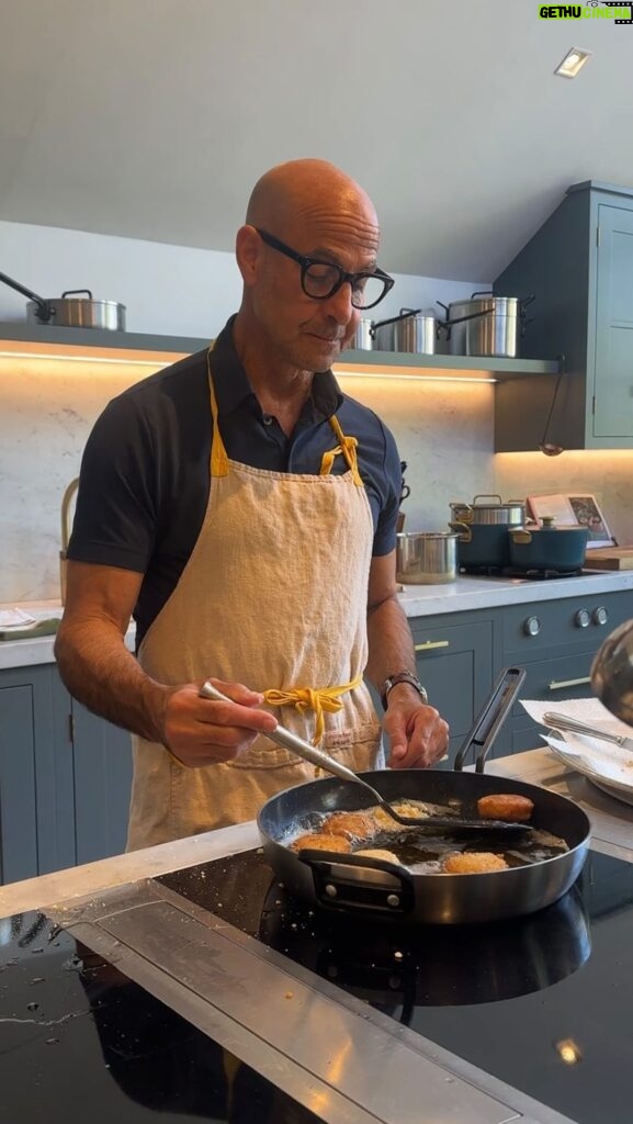 Stanley Tucci Instagram - Risotto cakes