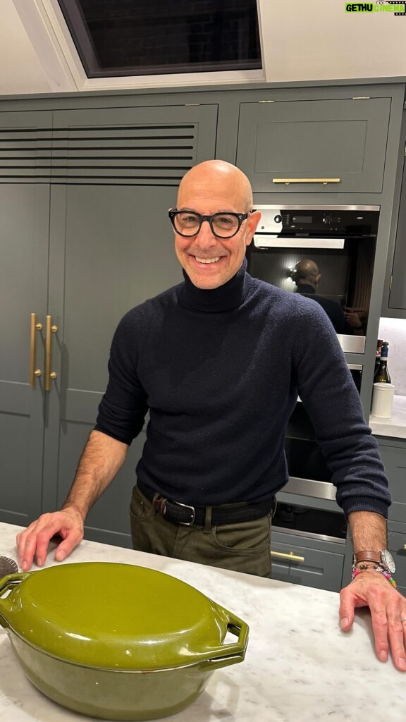 Stanley Tucci Instagram - Baked beans the American way. Belated Happy Thanksgiving to you all. 🦃 London, United Kingdom