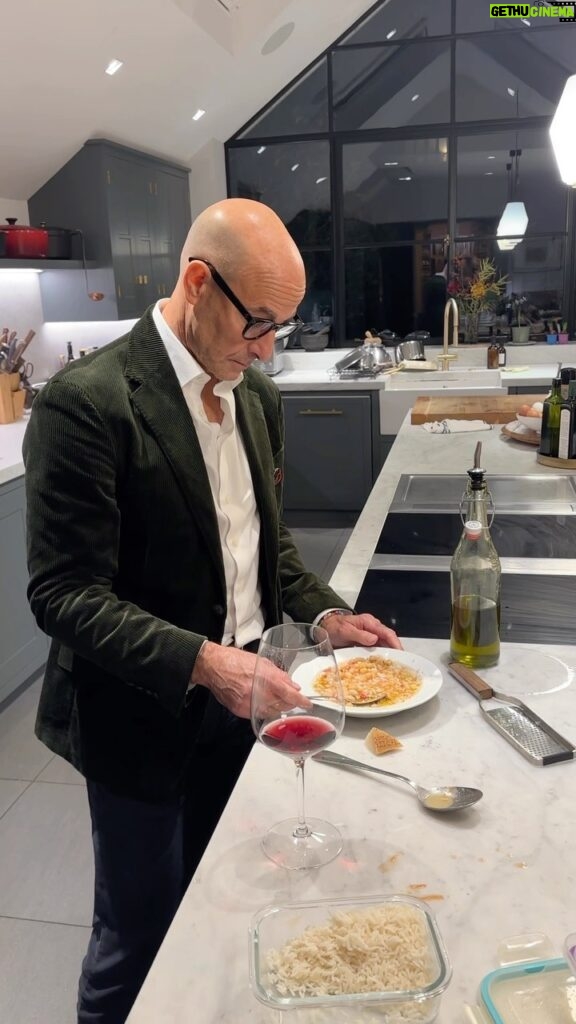 Stanley Tucci Instagram - Post screening dinner.
