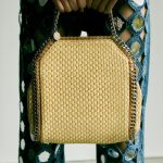 Stella McCartney Instagram - STELLA SUMMER: The iconic #Falabella, hand-woven in plant-based fibres. Each is woven from a blend of forest-friendly viscose and organic cotton, framed in a recyclable aluminium chain and with a recycled brass handle. Its monogrammed lining is recycled ocean plastics. Discover the #StellaSummer24 collection at stellamccartney.com. #StellaMcCartney #vegan #crueltyfree