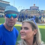 Stephen Amell Instagram - 13 years in LA… the @bluejays finally came to Dodger Stadium. God bless.