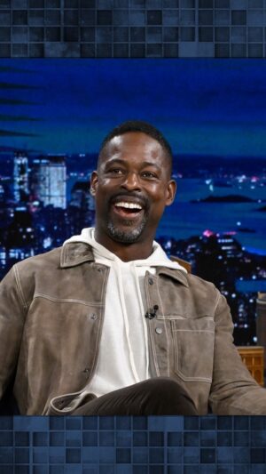 Sterling K. Brown Instagram - @sterlingkbrown thinks it’s all about diet when getting into shape! #FallonTonight