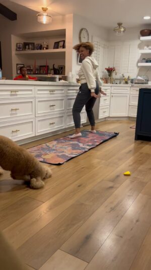 Sterling K. Brown Instagram - My @ryanmichelleb on an evening in which she exercised earlier in the day. #endorphinsmakeyouhappy