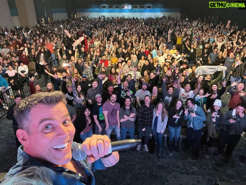 Steve-O Instagram - Alaska dump… What a weekend this was! The most incredible hot springs I’ve ever experienced, my shows were huge and, of all the adoptable shelter dogs I’ve brought on stage throughout this tour, the one in Fairbanks last night (Humphrey) was by far the hardest for me to leave behind. Whoever is lucky enough to adopt Humphrey is so stoked!!!