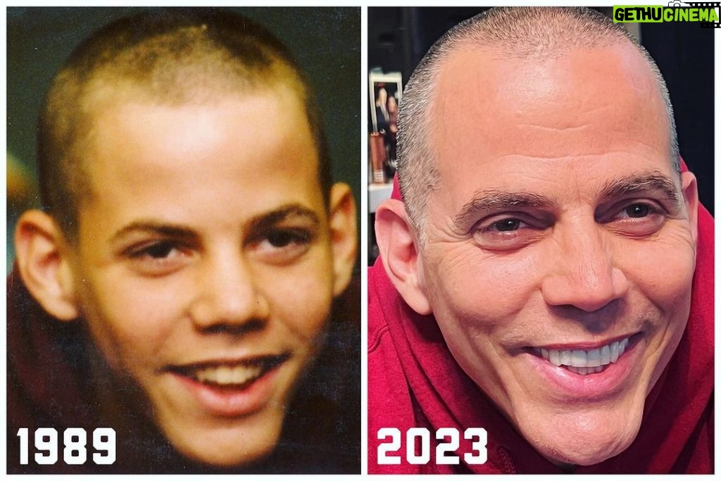 Steve-O Instagram - If you asked the kid on the left what he thought would be going on with him 34 years later, he NEVER would have guessed that this old ass version of him would be a BETTER skateboarder! Ha! I might not be as good as the top professional skaters, but I’m WAY better than that little turd on the left! Woohoo!!! (If you missed the opportunity to get the signed @chrispontius/@steveo skateboard, we just signed some more, which are available at steveo.com)