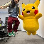 Steve Aoki Instagram - Luckiest guy ever having pikachu as ur host showing u the @pokemon hq. ❤️❤️❤️❤️ #aokijump pikachu jump. #1094. Tokyo, Japan