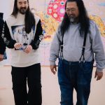 Steve Aoki Instagram - This was an incredible experience to visit my dear friend @takashipom studio and sleep where he slept 🤣 🛌 wow I’m so thankful to Murakami san for taking time to show me his works for his upcoming show in Kyoto later this year. And he’s been working tirelessly day and night. So grateful for these moments. My favorite Japanese artist Domo arigato gozaimasu! ❤️❤️❤️❤️❤️🙏🙏🙏🙏🙏 #aokijump #1095 Tokyo, Japan