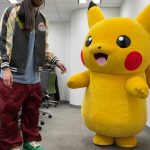 Steve Aoki Instagram - Luckiest guy ever having pikachu as ur host showing u the @pokemon hq. ❤️❤️❤️❤️ #aokijump pikachu jump. #1094. Tokyo, Japan