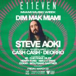 Steve Aoki Instagram - MIAMIII! 🌴 we’re back & bringing out the whole crew for our showcase at @11miami! Supporting the boss man @SteveAoki we got special guests @cashcash & @deorro + @dj4b @cheyennegiles @djhenryfong @niikoxswae @ookayx and @wolfganggartner! We’ll see you at E11EVEN! 💸🪩 Grab tickets at the link in our story 🎟 E11EVEN MIAMI