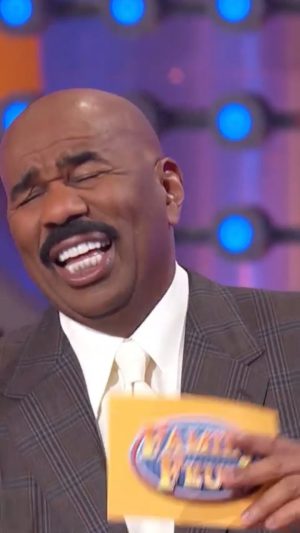 Steve Harvey Instagram - You can get rid of one thing for a WHOLE year. What’re you choosing?? 🤔💍😈I’m scared for Tony! #FamilyFeud #SteveHarvey @familyfeud