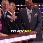 Steve Harvey Instagram - What would you describe as hot-hot-hot?? 🔥🔥🔥 @familyfeud #SteveHarvey! #FamilyFeud