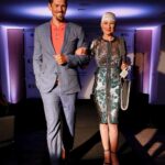 Steve Howey Instagram - Being fabulous on the catwalk with the beautiful #jenniferriston. Today is Glioblastoma Awareness Day. I am proud to stand with #GBM patients. I am honored to stand with @Novocure and #RightToBearArts #novocure Thanks to @TheCreativeCoalition! #SaveTheArts