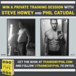 Steve Howey Instagram - My homie and trainer Phil Catudal @trainedbyphil helped me get shredded and now has a kickass fitness book called Just Your Type coming out in 2 weeks. BUT if you guys get it on presale you can enter to WIN A WORKOUT WITH ME! Checkout the same post over on @trainedbyphil for rules on entering. Let's crush it, good luck!!