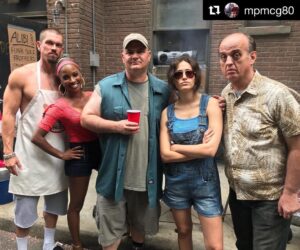 Steve Howey Instagram - Kev, V, Tommy, Fiona, Kermit #thealibi #shameless