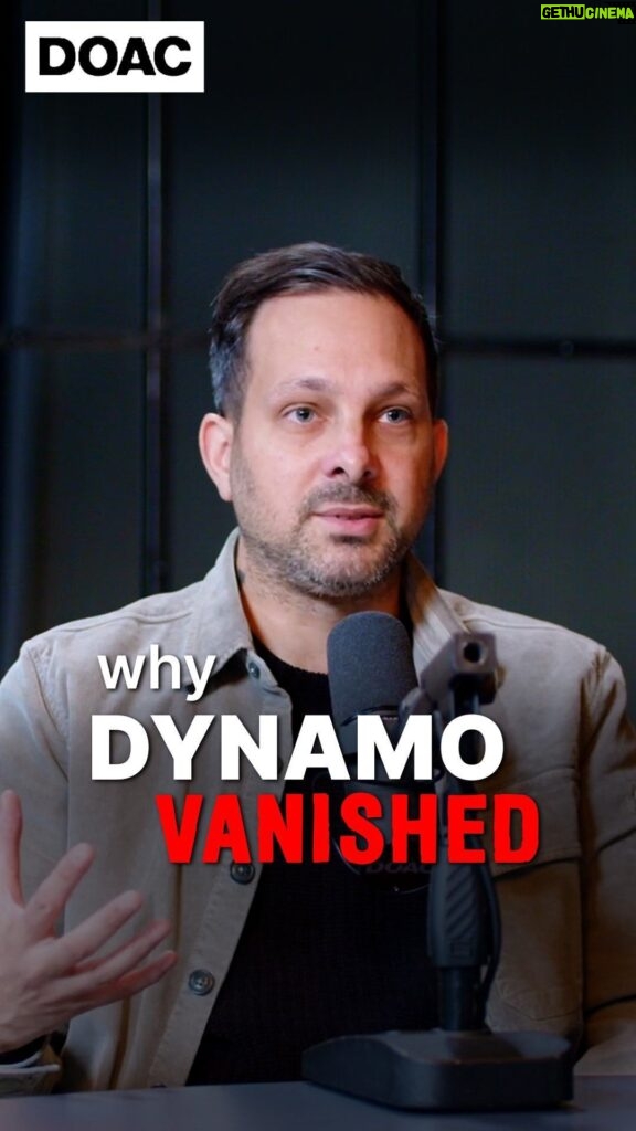 Steven Bartlett Instagram - “Dynamo Is Dead!” The Heartbreaking True Story Of Why Dynamo Vanished For Years! This is the incredibly powerful, vulnerable and deeply inspiring story of @dynamoisdead Behind the illusions and grand performances lies a story of resilience, struggle, and transformation. Thank you so much Dynamo, your willingness to share so openly and with such vulnerability is going to touch so many. Search 'the diary of a ceo' for the full episode on YouTube now! 💥