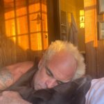 Steven Ogg Instagram - Woke up in layers dark/heavy/thick wool keeping me down fetal positioned hopes/beliefs under me not in me my morning ups and at’ems now a down and outs’em back seized/knee out plodding towards the ineffable a slow crawl to remove these layers. Deeply acquainted with human mortality with my shortcomings thanks to grief. The lack of opportunities the first greatcoat- stitched with threads of anger. The frustrations the wool suit underneath- with seams of doubt. The sadness an opaque shirt. Each slowly peeled away -these belligerent emotions- leaving me naked and able to see the hope/the beauty of this world…. #Poertyoga #poetryofinstagram #yoga “Fleck off that treble wanger!” Modiste