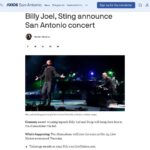 Sting Instagram - See you in #sanantonio Oct. 25th and #lasvegas Nov. 9th. Ticket info at www.sting.com