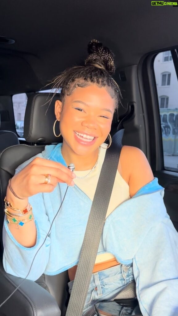 Storm Reid Instagram - Sushi with RiRi? Count us in. Caught a ride with Emmy winning actress @StormReid and talked dinner dates and biggest fears