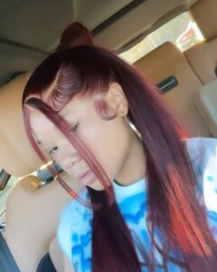 Storm Reid Instagram - woke up and wanted to be a red head 🥵