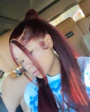 Storm Reid Instagram - woke up and wanted to be a red head 🥵