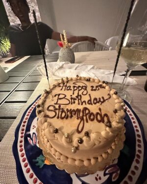 Storm Reid Instagram - eating my cake and wearing it too 🤭 thank y’all for the birthday wishes it means the world 🩵 #20
