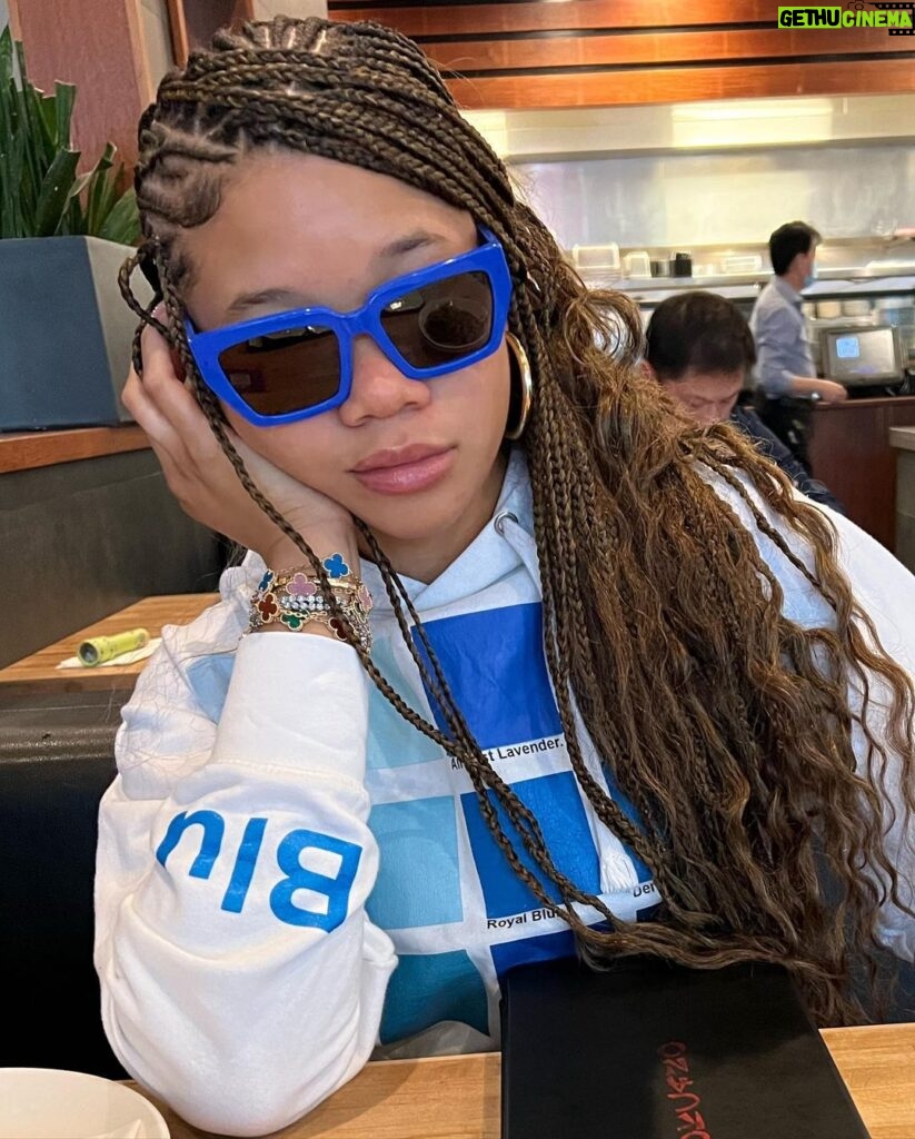 Storm Reid Instagram - name come wit a price talk nice Los Angeles, California
