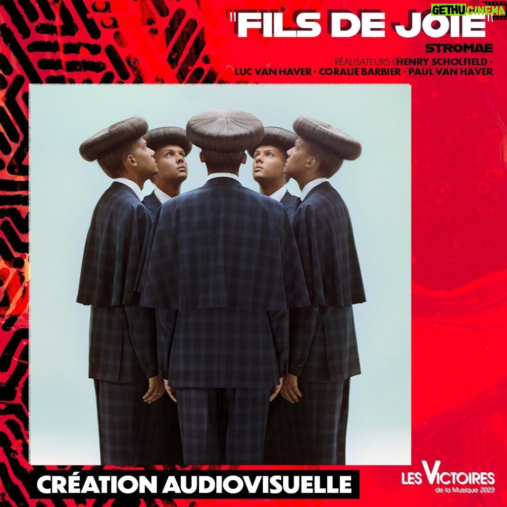 Stromae Instagram - 😱Je suis nommé aux Victoires de la musique dans 4 catégories - artiste masculin - album - chanson originale - création audiovisuelle Rdv le 10 février sur France 2 🤩🎉 @lesvictoires — 😱I’m nominated for Les Victoires de la Musique in 4 categories - male artist - album - original song - audiovisual creation See you on February 10th on France 2 🤩🎉