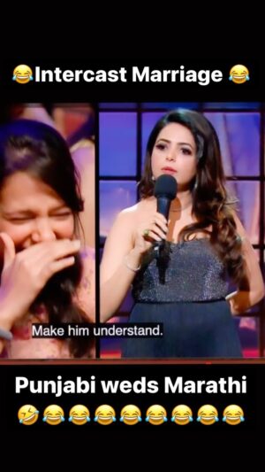 Sugandha Mishra Instagram - #Two states #🤣 #lol #marriage #funnyvideos #comedy #love #standup