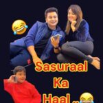 Sugandha Mishra Instagram - Sasuraal : Bacche mann ke sacche 😂😂😂 . . . #reels #comedy #comedyvideos #husbandwife #sanketbhosale #drsanketbhosale #sugandhamishra #lol #fun #funnyreels
