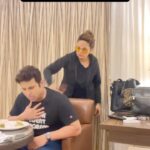 Sugandha Mishra Instagram - #caringwife #omg #lol #couplecomedy #hard #hit #trendingreels