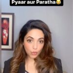 Sugandha Mishra Instagram - Kabhi Try kiya hai? 🤣 #lol #paratha #pyaar #love #funnyreels #trendingreels Mumbai, Maharashtra