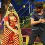Sugandha Mishra Instagram - Happy Birthday King Khan @iamsrk sir , gem of a person , A True Gentleman ❤️❤️❤️❤️❤️❤️❤️❤️ . . #swipeleft #happybirthday #srk #shahrukhkhan #happybirthdaysrk #happybirthdayshahrukhkhan #pathan #sugandhamishra #throwback #danceplus #bollywood #tkss #lol #love #fan