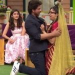 Sugandha Mishra Instagram - Happy Birthday King Khan @iamsrk sir , gem of a person , A True Gentleman ❤️❤️❤️❤️❤️❤️❤️❤️ . . #swipeleft #happybirthday #srk #shahrukhkhan #happybirthdaysrk #happybirthdayshahrukhkhan #pathan #sugandhamishra #throwback #danceplus #bollywood #tkss #lol #love #fan