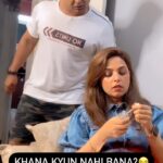Sugandha Mishra Instagram - #khanaktunnahibana #lol #omg #couplegoals #comedy #sugandhamishra #powercouple #husbandwife #suket
