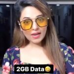 Sugandha Mishra Instagram - #data #lol #omg #trendingreels #mobile Mumbai, Maharashtra