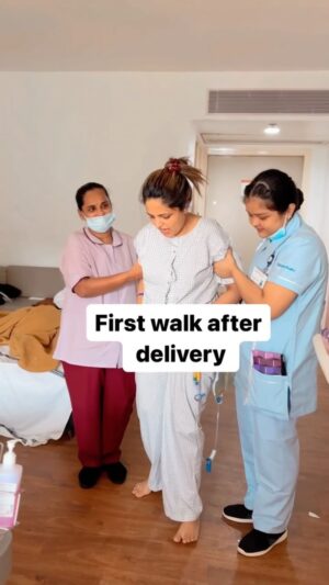 Sugandha Mishra Instagram - "Embracing every messy moment and milestone on this incredible journey called motherhood. 💖 🧿
.
.
#newmomjourney #momlife #lol #love #blessed #sugandhamishra #motherhood