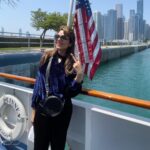 Sugandha Mishra Instagram - Chicago 🛳️ #swipeleft . . #beautiful #weather #chilled #cruise #chicago #chicagocruise #vibes Chicago River Cruise