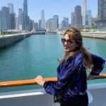 Sugandha Mishra Instagram - Chicago 🛳️ #swipeleft . . #beautiful #weather #chilled #cruise #chicago #chicagocruise #vibes Chicago River Cruise