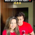 Sugandha Mishra Instagram - Mein shayar toh nahi .. 😂😂😂 #lol #love #relationshipgoals #couplegoals #gf #bf #bff #sanketbhosale #drsanketbhosale #comedy #powercouple #sugandhamishra