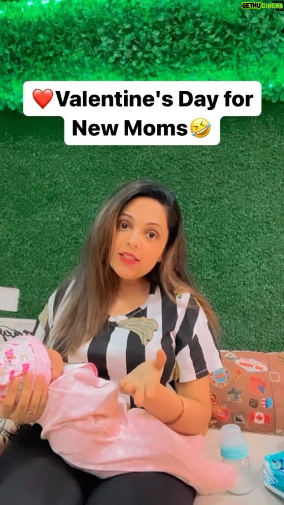 Sugandha Mishra Instagram - New Mom in the house .. #valentinesday #newmom #lol #trendingreels