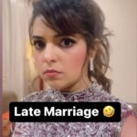 Sugandha Mishra Instagram - #latemarriage #bride #groom #wedding #weddingseason #marriage #marriagejokes #lol #facts #love #sugandhamishra