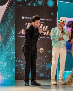 Sumedh Mudgalkar Instagram - What a wonderful night, thank you for having me #TellyAwards2023. 

Fan Fav. Actor - Sumedh Mudgalkar 💫
Fan fav. Show - Radhakrishn 💫

Although i was present at the venue, i was holding it.
It belongs to the entire team without whom I am nothing, and the vast super audience of people who voted, loved and embraced us with our flaws. 

‘This is ours’ ❤️

(Happy Sumedhian’s day in advance) 🤭❤️

@mallika_singh_official_ @sktorigins @kingbasantbhatt @rahultewary @nitin.m.gupta @starbharat @hitenganatra @abd.ur.rahman2122 @kaulritesh @swastikproductions @loknath.pandey @madanbashyal @zalakdesaiii @amitcoolamie (aur bohot saare talented log)