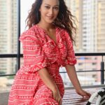 Sunayana Fozdar Instagram - Feeling Red ❤️ Styling : @styling.your.soul Outfit: @styleislandofficial 📷 @ibtraditionalphotography @ibphotography27