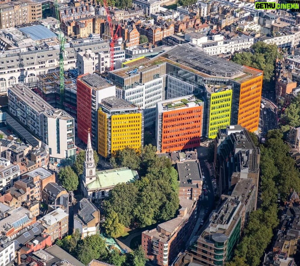 Sundar Pichai Instagram - Excited we're purchasing our Central Saint Giles office in London, will be a more flexible future workplace (see pics for a sneak peek:) Looking forward to having space for 10,000 Googlers across our UK offices! (📷: Jason Hawkes & BDG Architects)