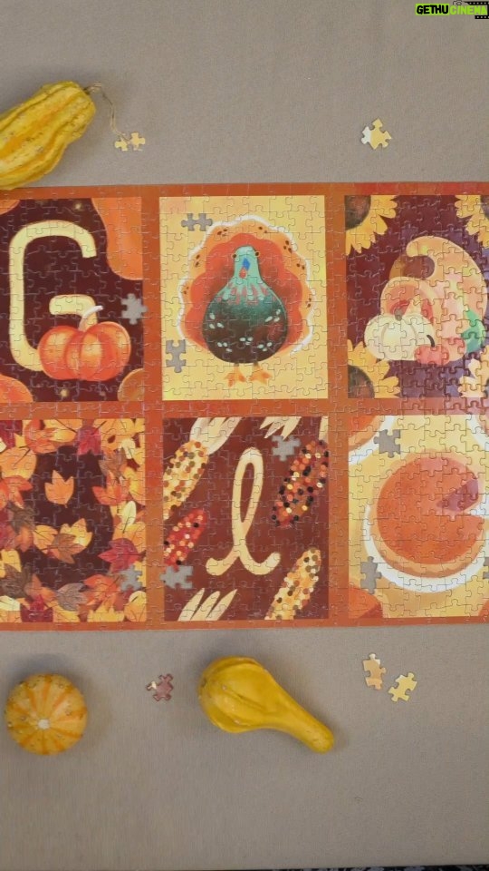 Sundar Pichai Instagram - Wishing everyone who’s celebrating a happy Thanksgiving! Love this behind the scenes look at our puzzle #GoogleDoodle coming together:)