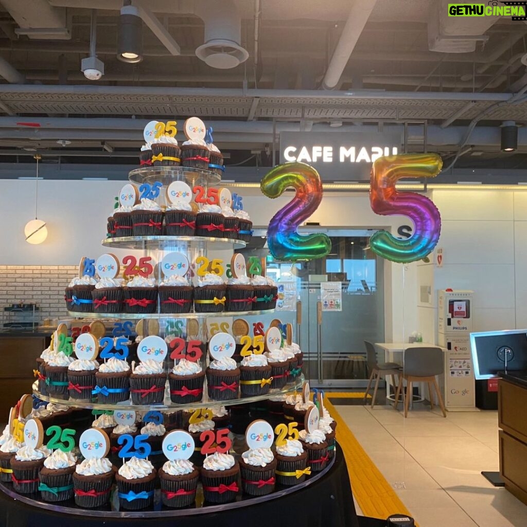 Sundar Pichai Instagram - It’s not a birthday without a birthday party - and birthday cupcakes! 🎂Great to see Googlers all around the world getting together to celebrate our 25th birthday.