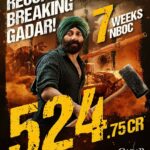 Sunny Deol Instagram - Hindustan ke bete ko iss uunchai par pahunchane ke liye shukriya! 😍🙏🏻 Book your tickets! (Link in bio) #Gadar2 in cinemas now.🎞️ @zeestudiosofficial @gadarmovie_official @iamsunnydeol @ameeshapatel9 @iutkarsharma @anilsharma_dir @anilsharmaprod @shaktimaan6963 @mithoon11 @shabinakhanofficial @quadri.sayeed @simratkaur_16 @manishwadhwa.in @hellomontysharma @mrgravitas @zeemusiccompany @zee5 @zeecinema @zee5global