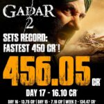Sunny Deol Instagram - THANK YOU, for making Hindustan ki asli blockbuster break records! 🙏🏻 Book your tickets! (Link in bio) #Gadar2 in cinemas now. 🎞️ @zeestudiosofficial @gadarmovie_official @iamsunnydeol @ameeshapatel9 @iutkarsharma @anilsharma_dir @anilsharmaprod @shaktimaan6963 @mithoon11 @shabinakhanofficial @quadri.sayeed @simratkaur_16 @manishwadhwa.in @hellomontysharma @mrgravitas @zeemusiccompany @zee5 @zeecinema @zee5global