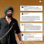 Sunny Deol Instagram - Your love for Gadar 2 has lit up our world! 🔥❤️ Book your tickets! (Link in bio) #Gadar2 in cinemas now. 🎞️ @zeestudiosofficial @gadarmovie_official @iamsunnydeol @ameeshapatel9 @iutkarsharma @anilsharma_dir @anilsharmaprod @shaktimaan6963 @mithoon11 @shabinakhanofficial @quadri.sayeed @simratkaur_16 @manishwadhwa.in @hellomontysharma @mrgravitas @zeemusiccompany @zee5 @zeecinema @zee5global